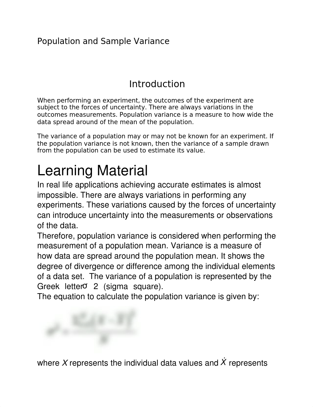 Population and Sample Variance.docx_d33id8oeum2_page1