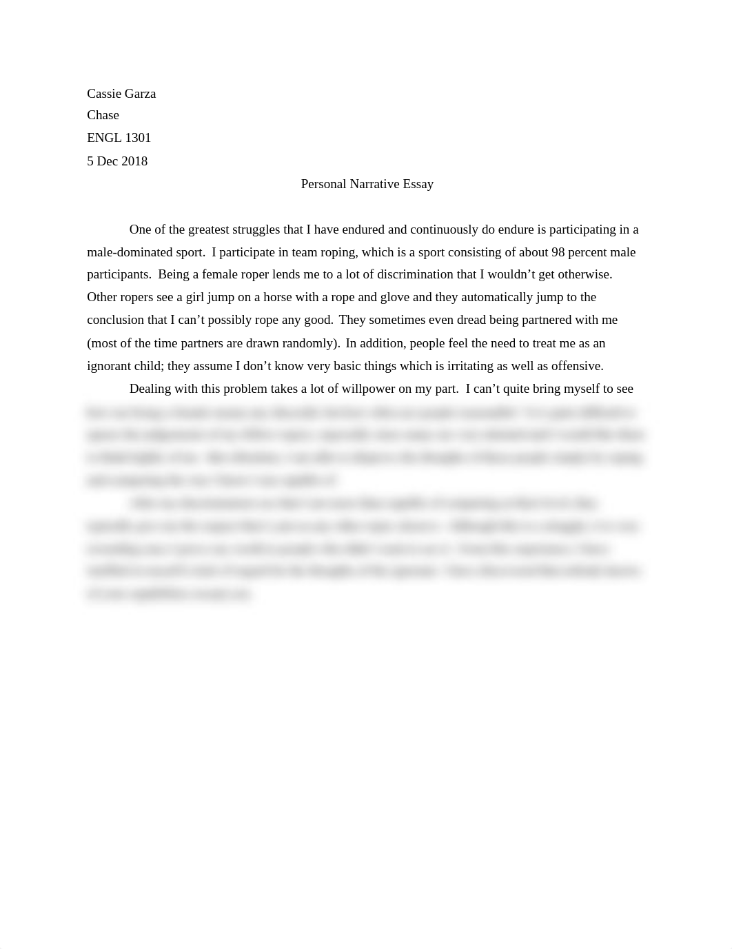 English Personal Narrative Essay.docx_d33ijjc20jq_page1