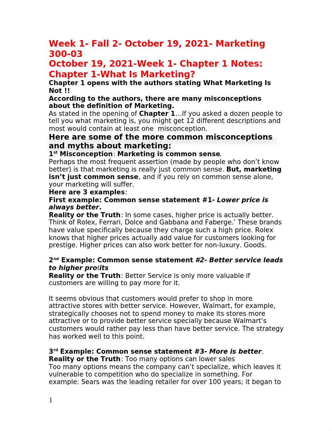 Fall 2021-2 Week 1 Marketing 300-02 Ch 1 Class Notes  Applied Marketing.docx_d33yzyddcgz_page1