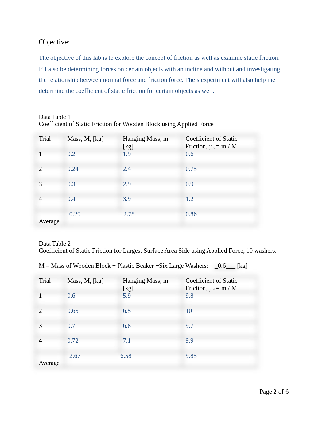 Determining the Coefficient of Static Friction Lab 6 PHY 2111.docx_d347sp23s5l_page2