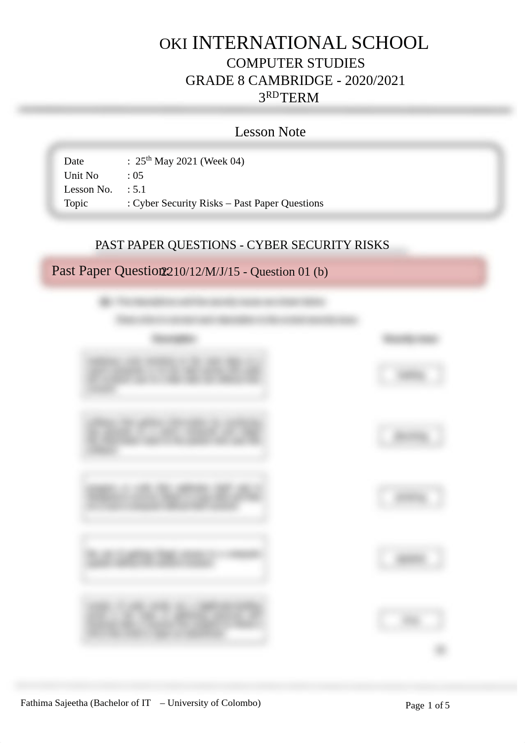 homework_1621967513-Grade 8 Cambridge Computer Science Past Paper Questions on Cyber Security Risks_d34abgtrp52_page1