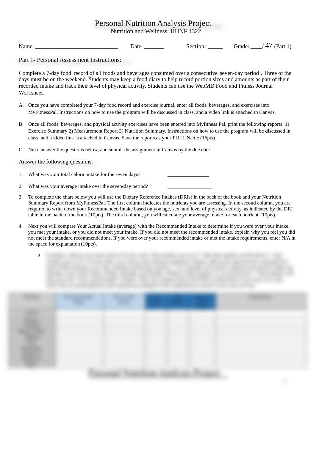 Personal Nutrition Analysis Project 2021 Revised.docx_d34krxz32vh_page1