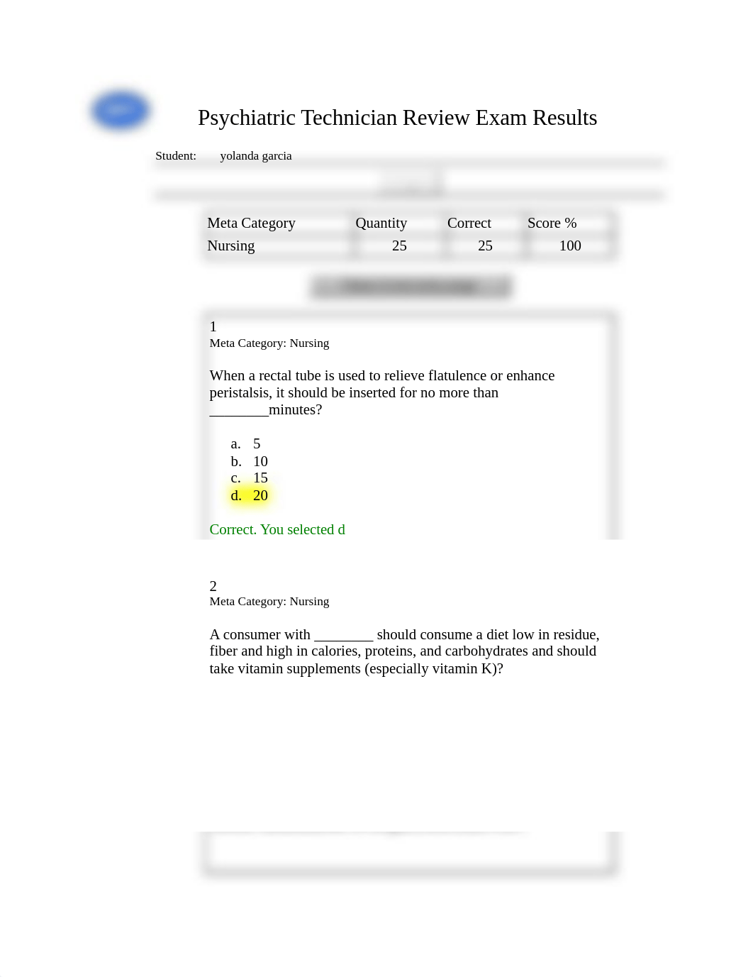 Psychiatric Technician Review Exam Results-CAPT NURSING 25-.docx_d34ofqd7zij_page1