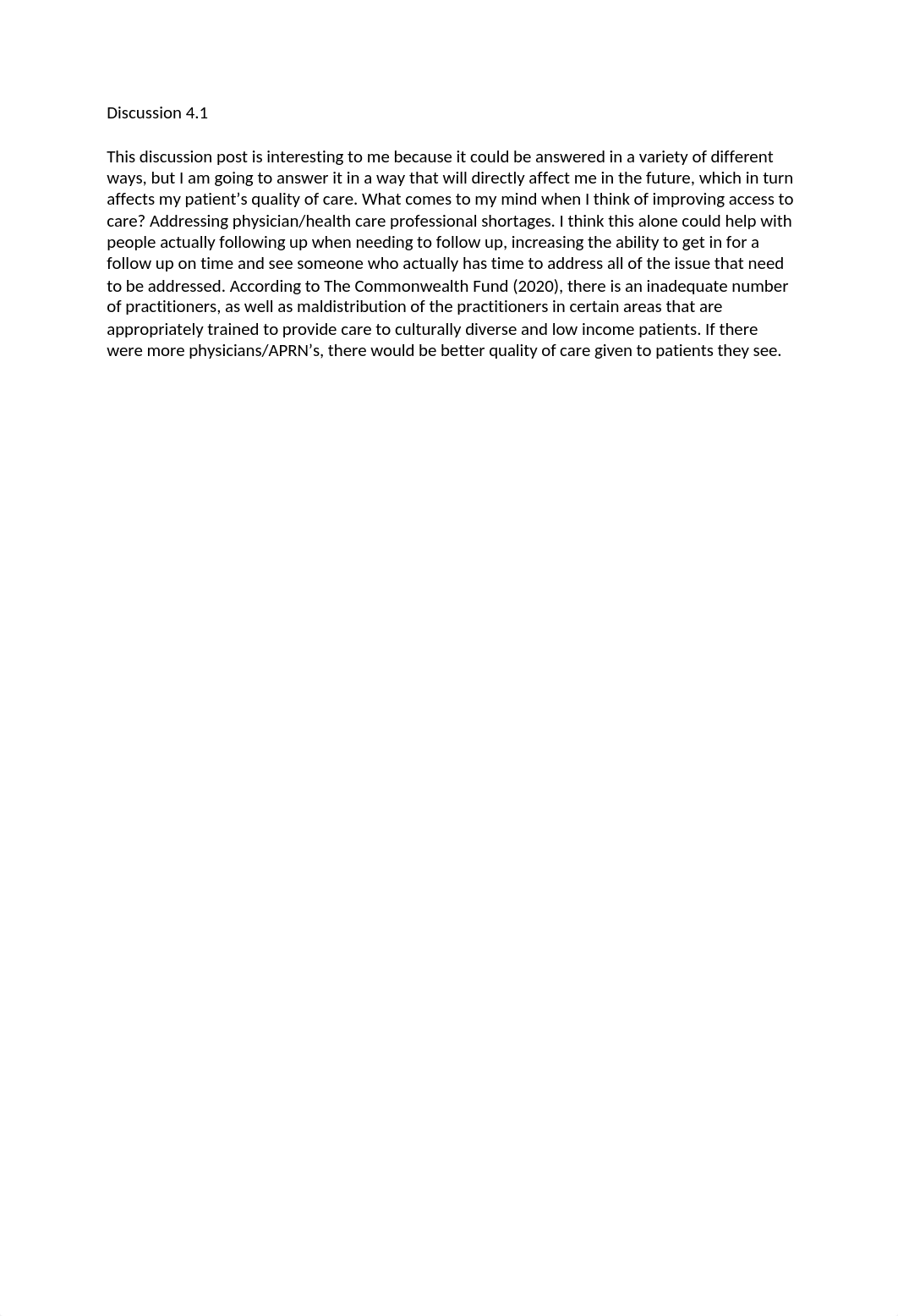 Discussion 4.1- Access to Care.docx_d34qm22r5uz_page1