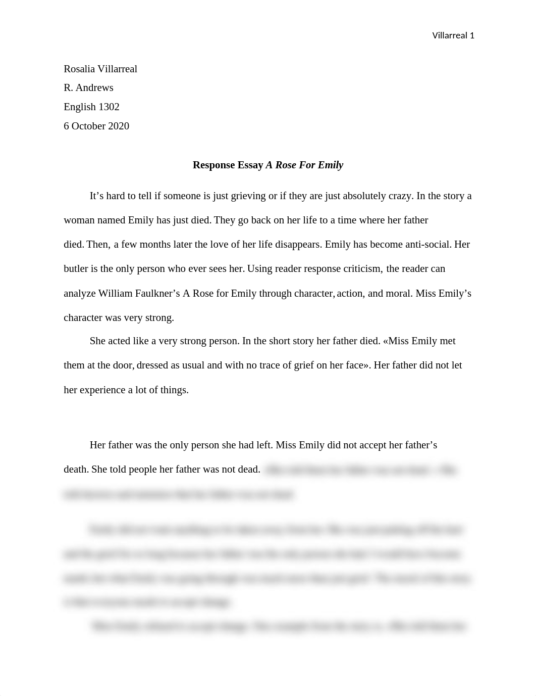 esponse Essay A rose For Emily.docx_d355uks3hkc_page1