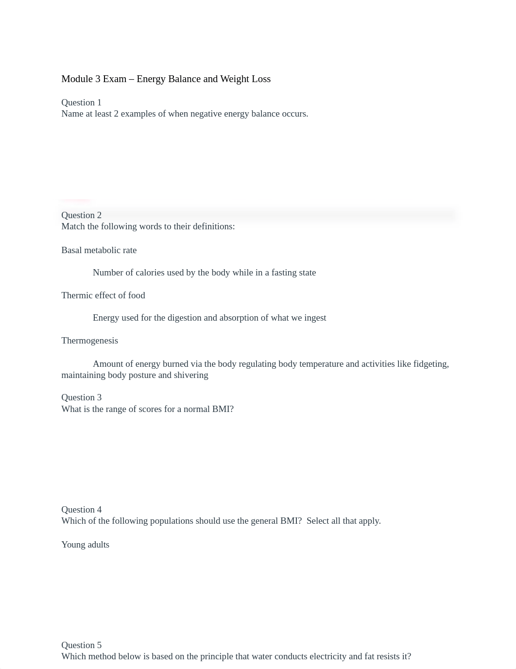 Module 3 Exam - Energy Balance and Weight Loss.docx_d35j3szewi9_page1