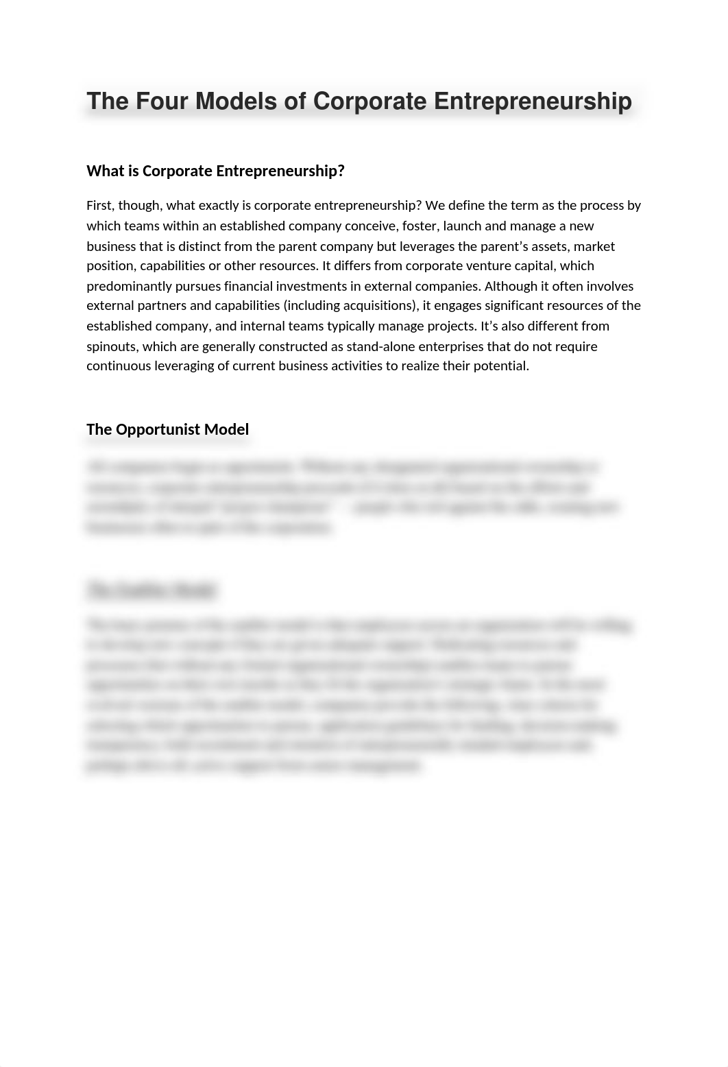 The Four Models of Corporate Entrepreneurship_d35t92xvwzp_page1