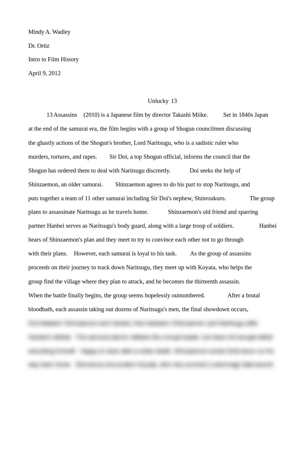 13 Assassins Film Critique and Response_d362q0bfk61_page1