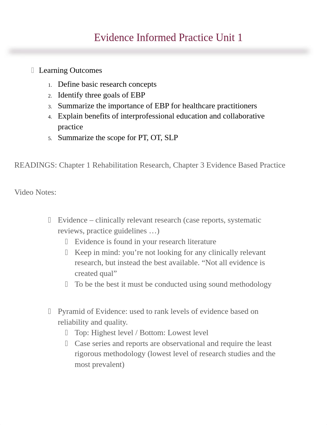 Evidence Informed Practice Unit 1.docx_d364wb64ckp_page1