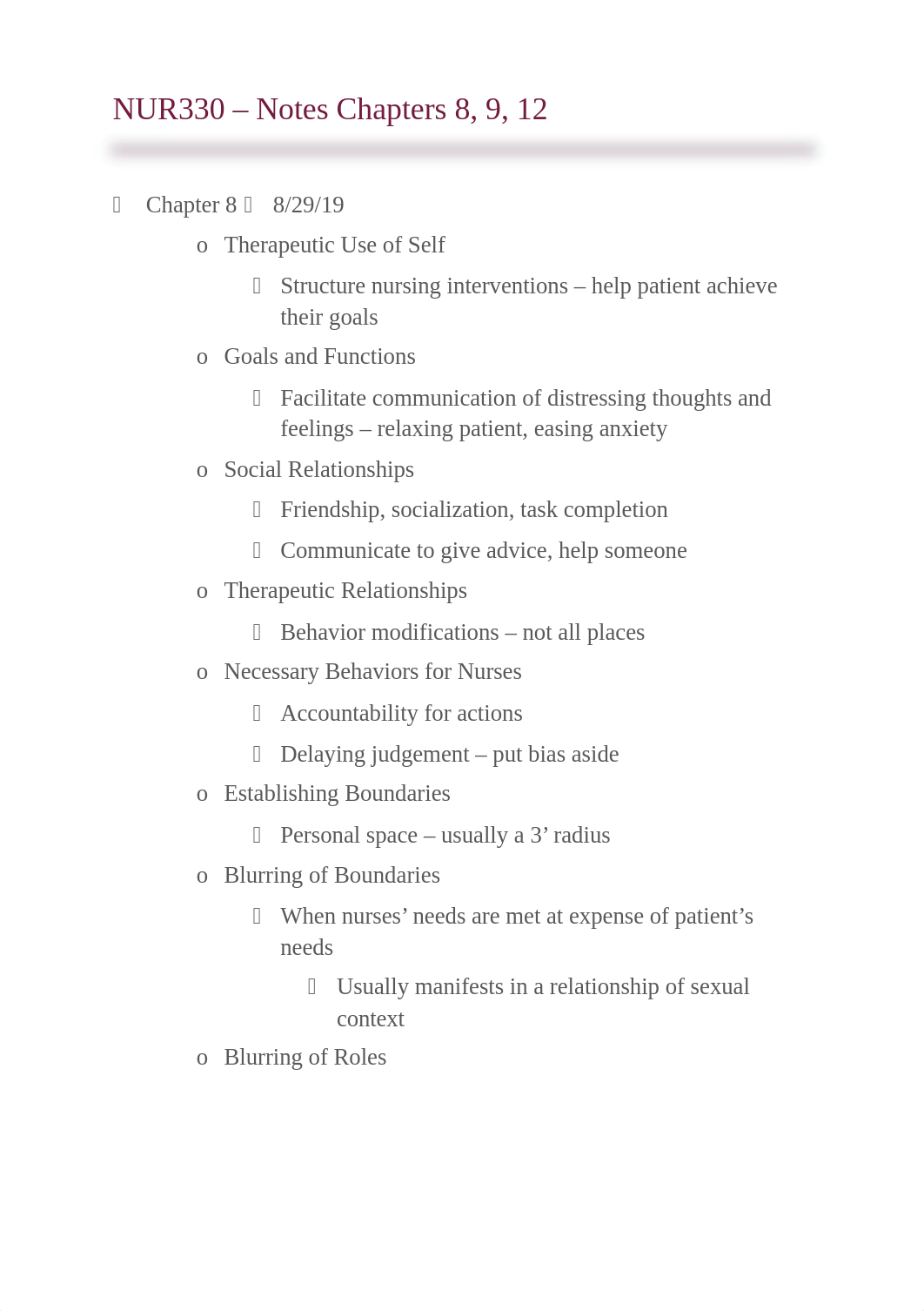 NUR330 Notes Chapter 8, 9, 12.docx_d36th94rta8_page1