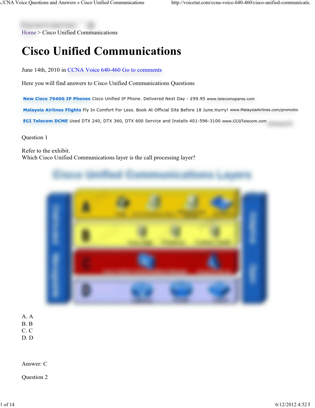 CCNA Voice Questions and Answers &Acirc;&raquo; Cisco Unified Communications_d36v6nhpd3l_page1