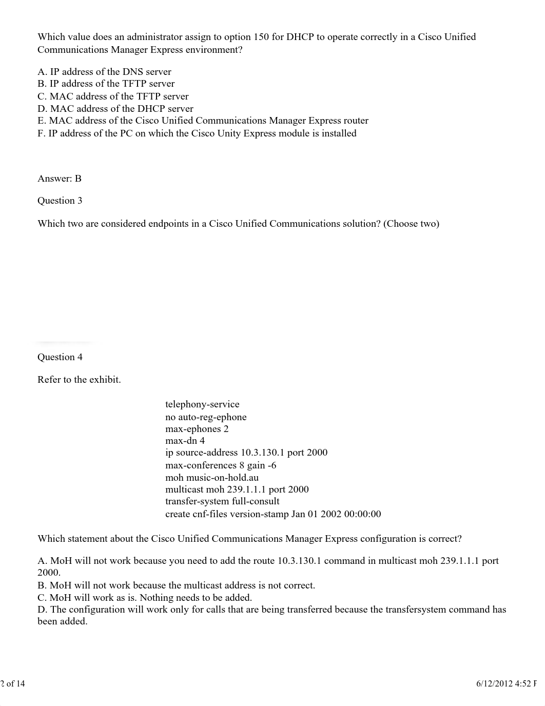 CCNA Voice Questions and Answers &Acirc;&raquo; Cisco Unified Communications_d36v6nhpd3l_page2