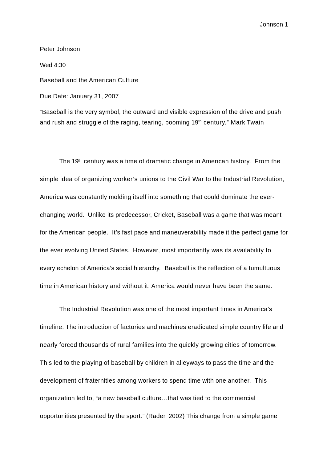 Baseball and the American Culture Paper 1_d36yrlxs6bq_page1