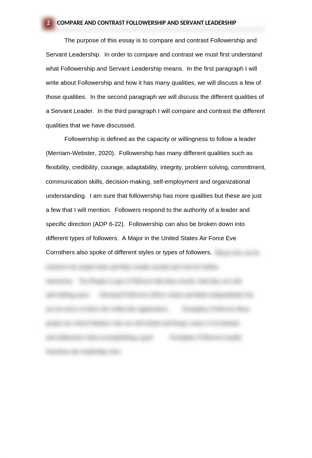 COMPARE AND CONTRAST FOLLOWERSHIP AND SERVANT LEADERSHIP.docx_d370yi1xtx4_page2