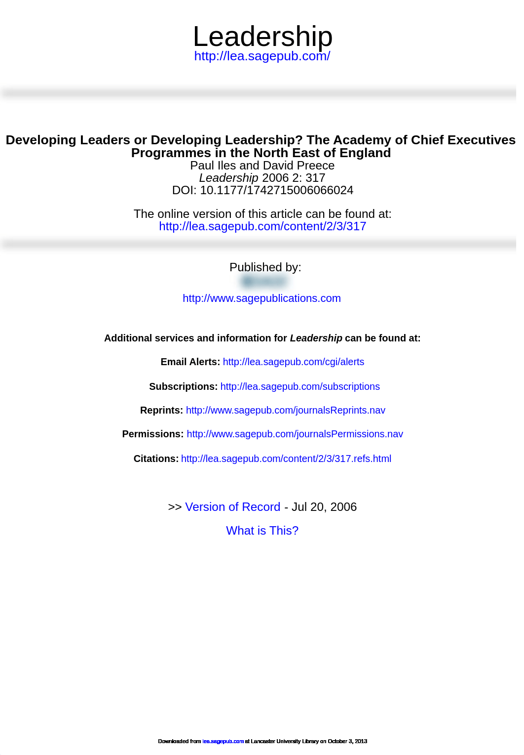 Iles and Preece_2006_Developing Leaders or Developing Leadership.pdf_d37c7iqomln_page1