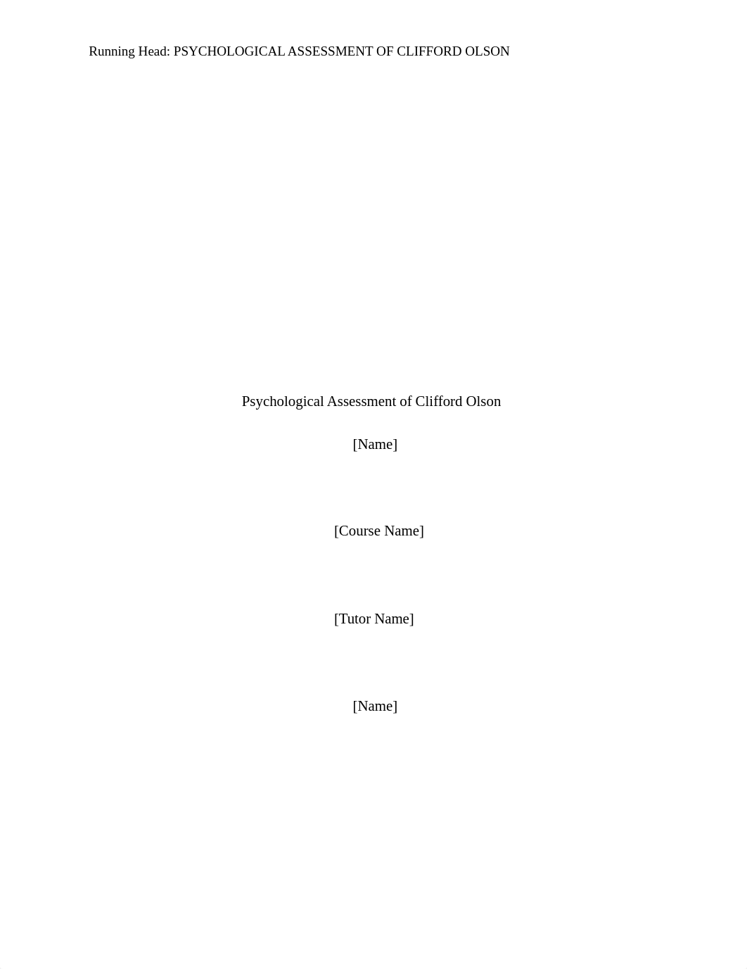 Psychological Assessment of Clifford Olson.docx_d37haney75w_page1