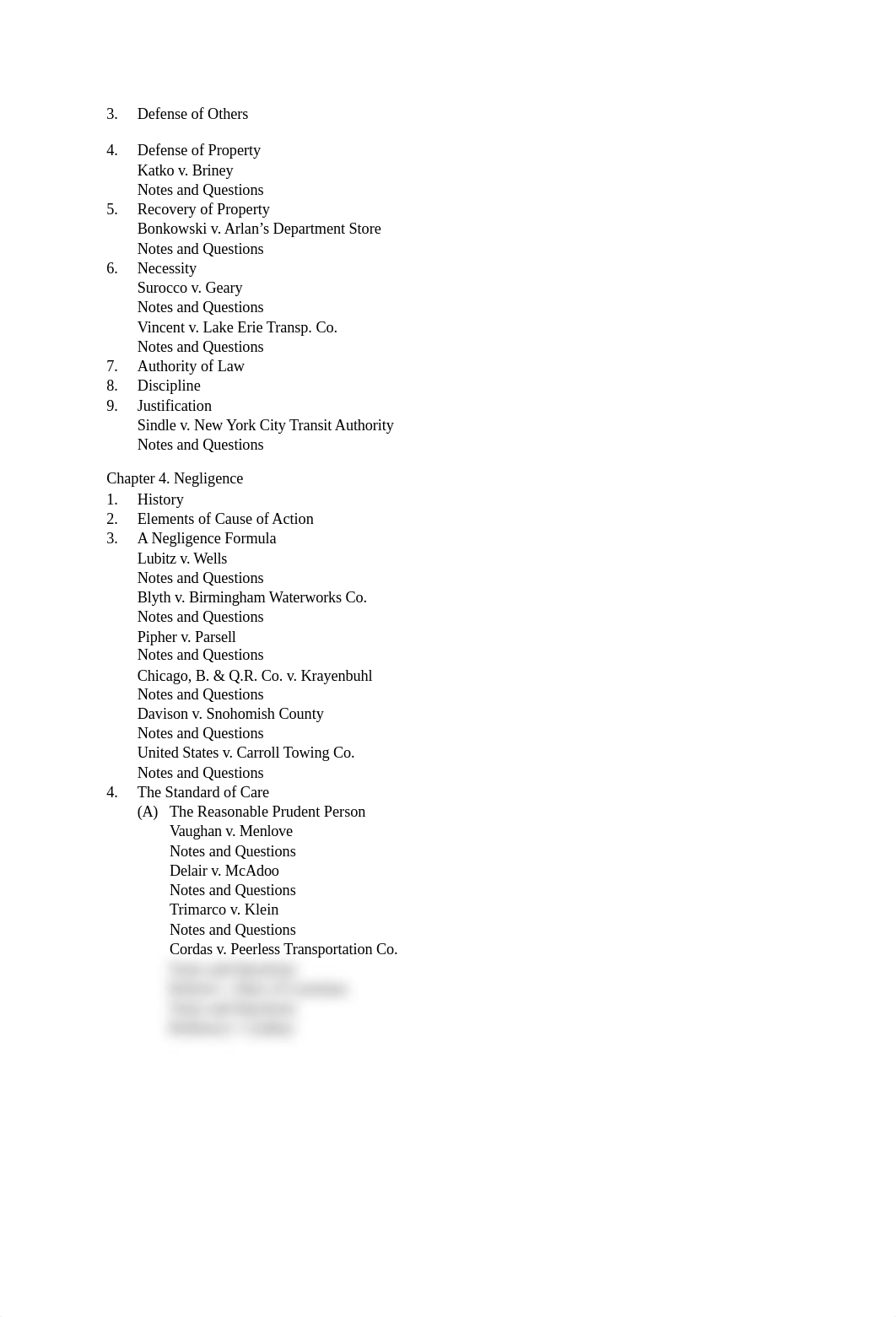 7. Prosser Torts 14th 9781684674077 Table of Contents.docx_d37xp9fnc63_page3