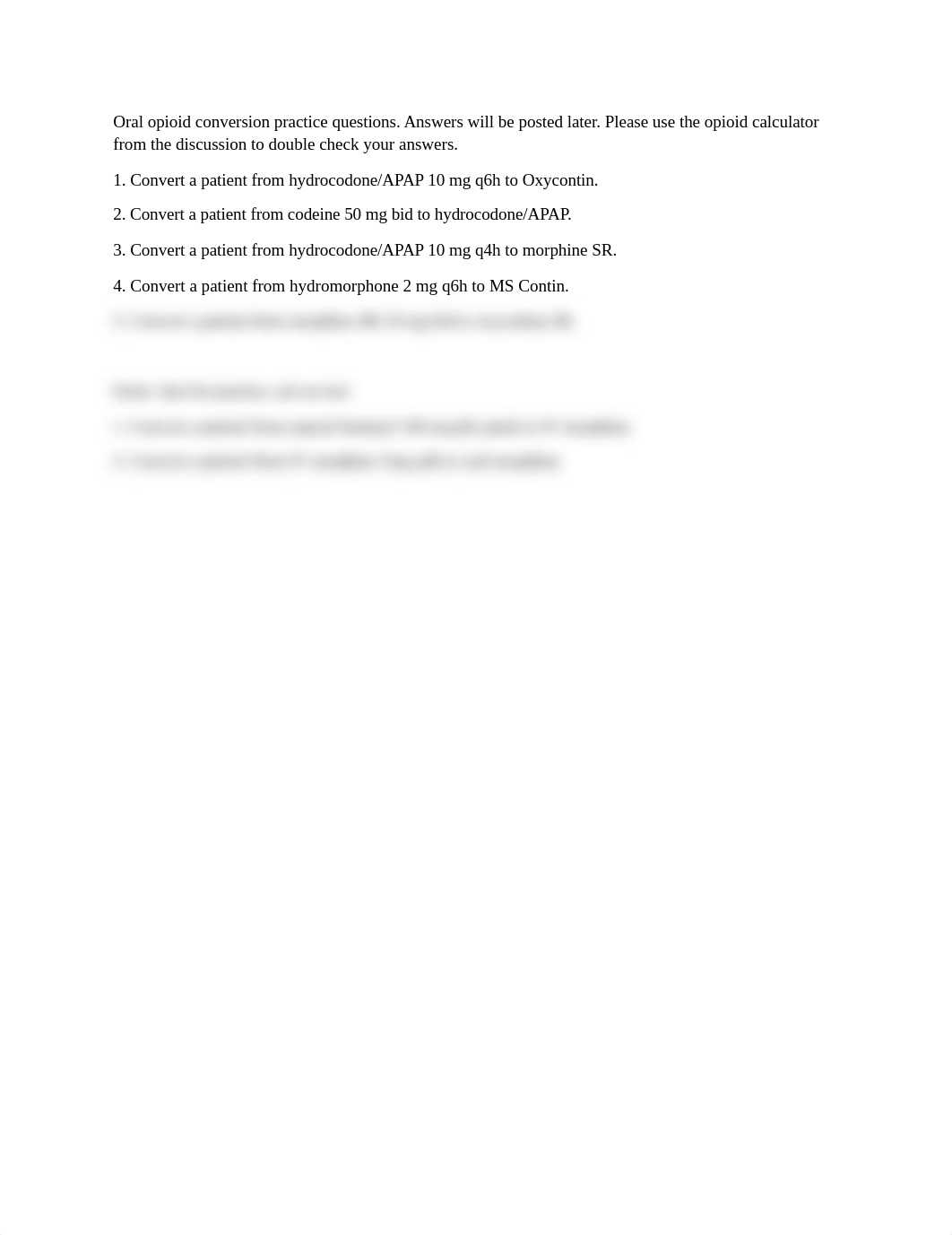 Oral opioid conversion practice questions.docx_d384ce723n1_page1