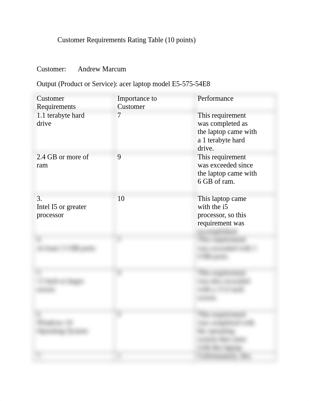 Customer Requirements Rating Table.docx_d389b89r9i5_page1