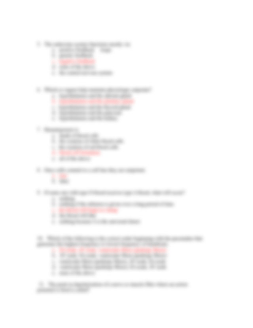 Bio 260 Endocrin, Cardio, and Lymphatics Practice exam with answers_d38efbhrzvi_page2