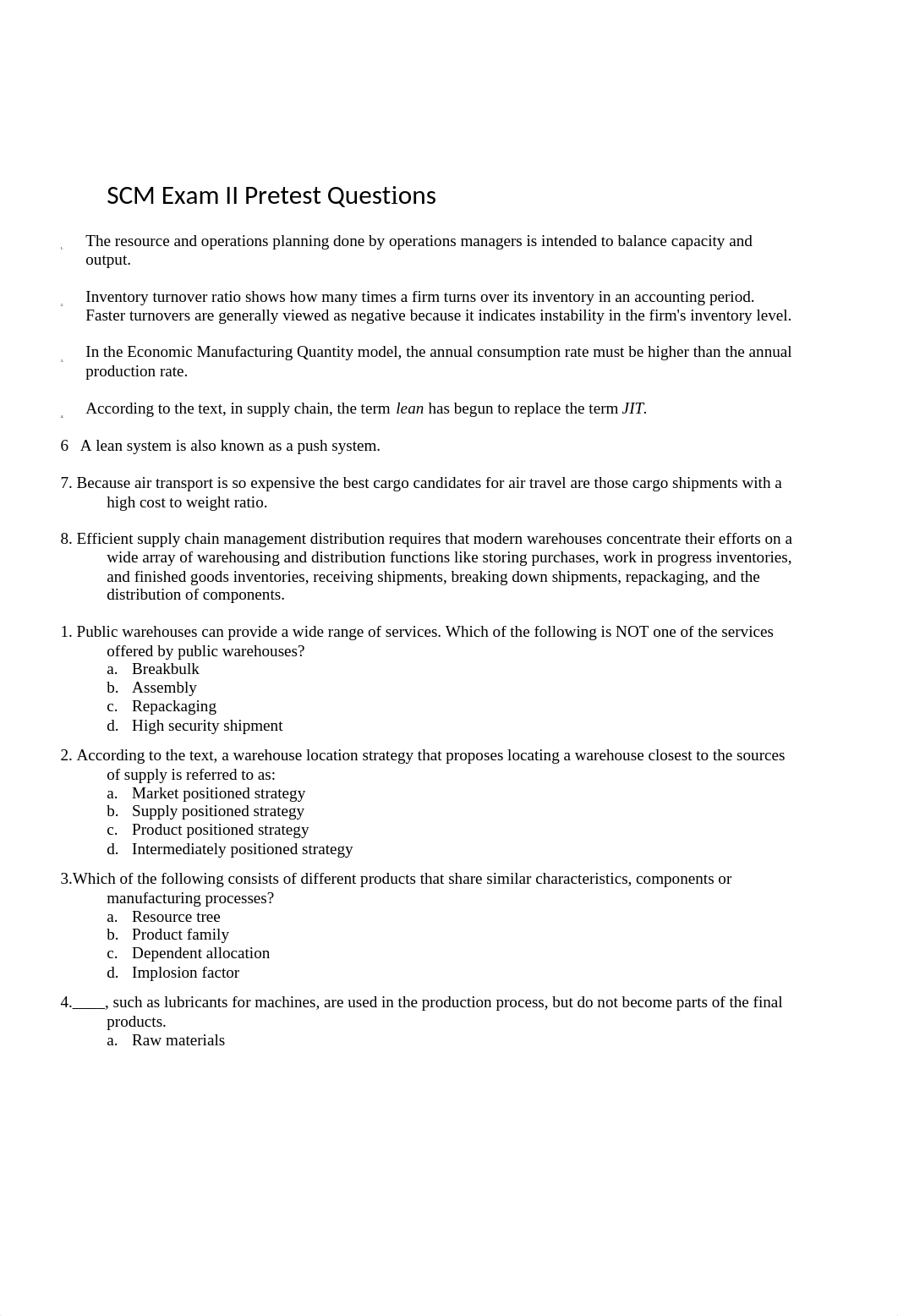 SCM_Exam_II_Pretest_Questions_Student_d38m3y2065e_page1