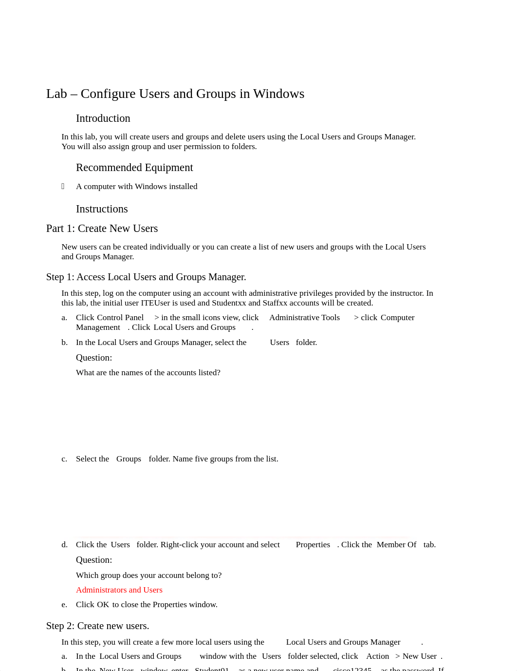 13.3.3.6 Lab - Configure Users and Groups in Windows.docx_d38p5toc54m_page1