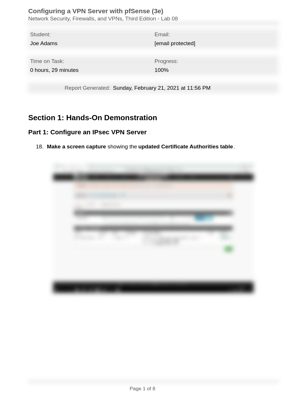 LAB 8 CONFIGURING A VPN SERVER WITH PFSENSE.pdf_d390eug29ia_page1