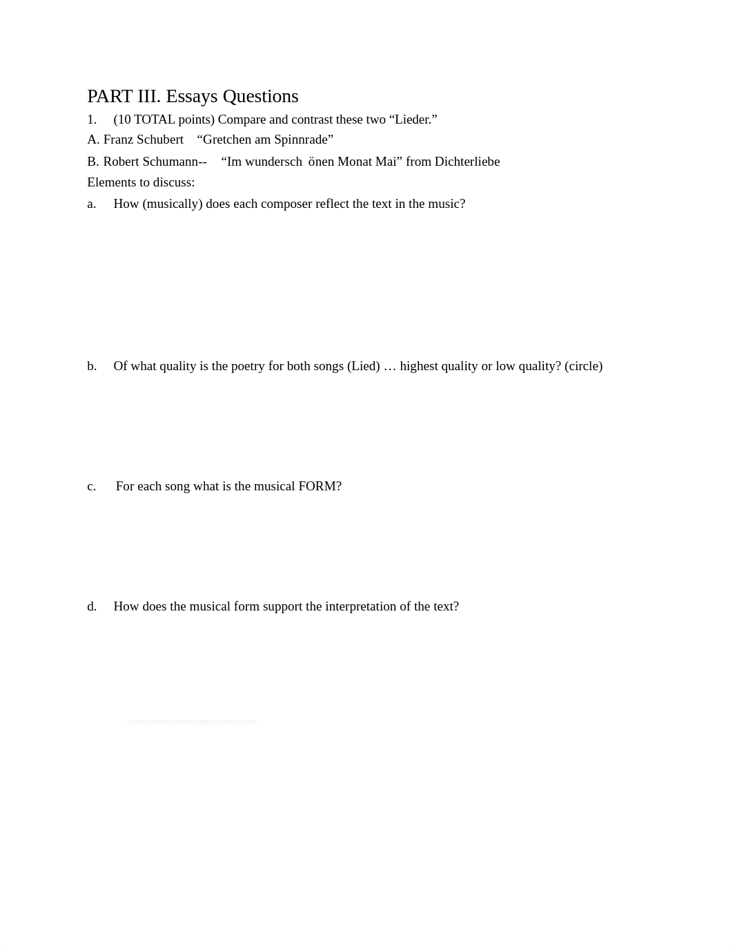 Essay Questions - Music History II Final Study Guide_d398at0v6v2_page1