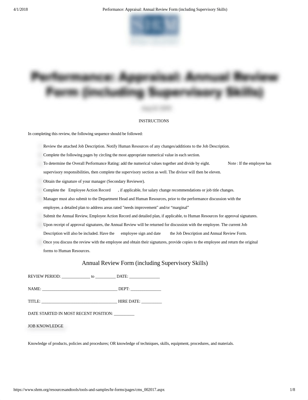 Performance_ Appraisal_ Annual Review Form (including Supervisory Skills).pdf_d398n60ne07_page1