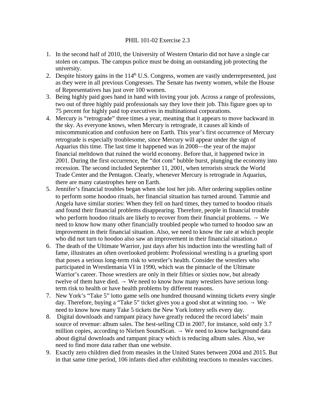 PHIL 101 Exercise 2.3.docx_d39g90nwok8_page1