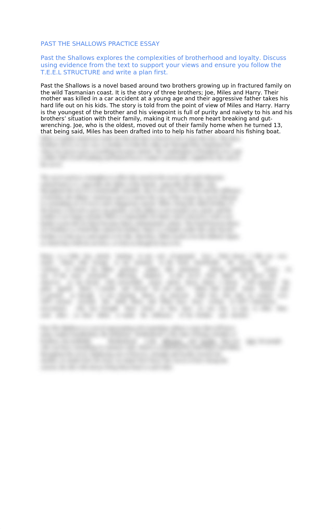 PAST THE SHALLOWS PRACTICE ESSAY.docx_d39monl5hlz_page1