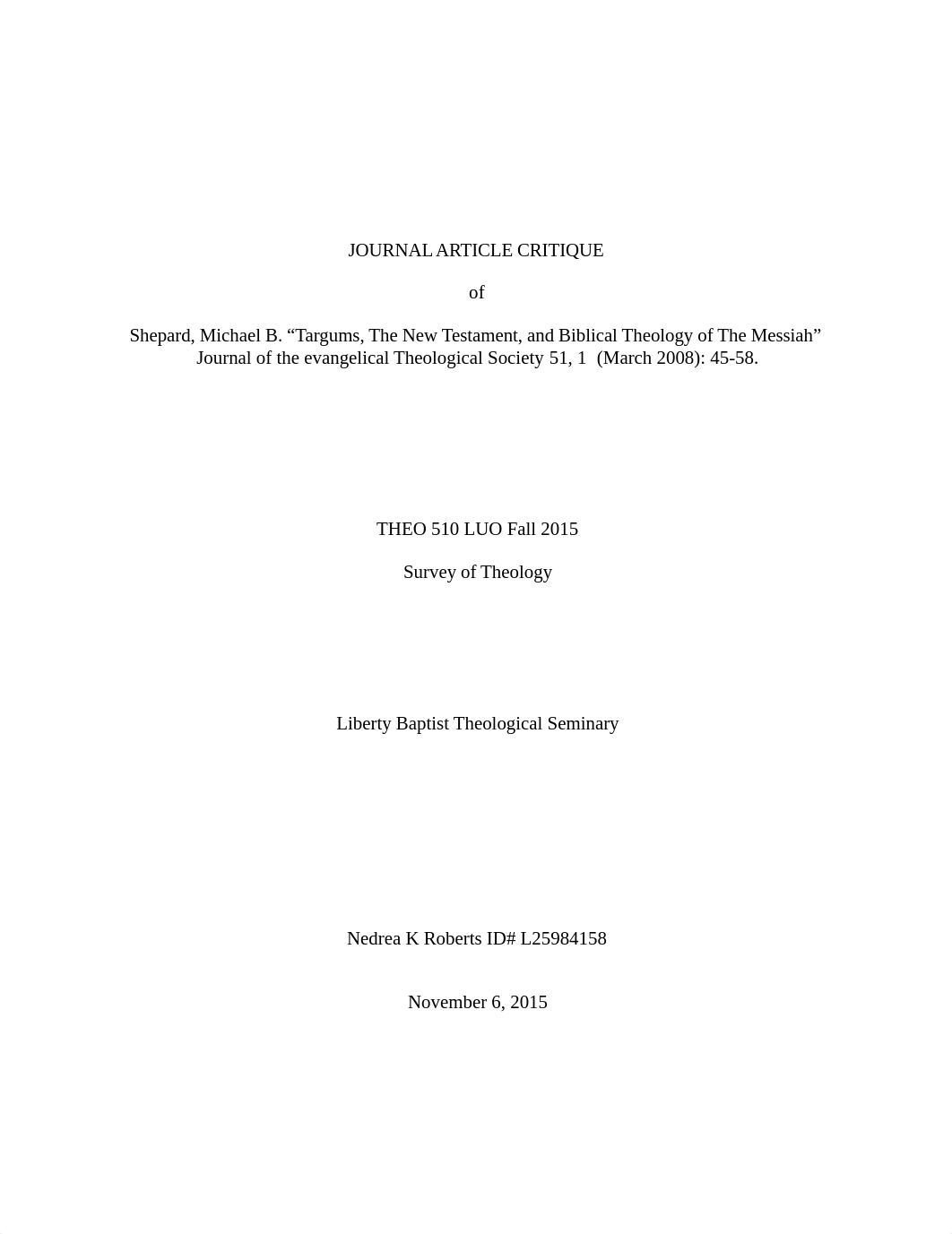 Nedrea Roberts THEO 510 Journal Article Critique 1_d39qh65z5d9_page1