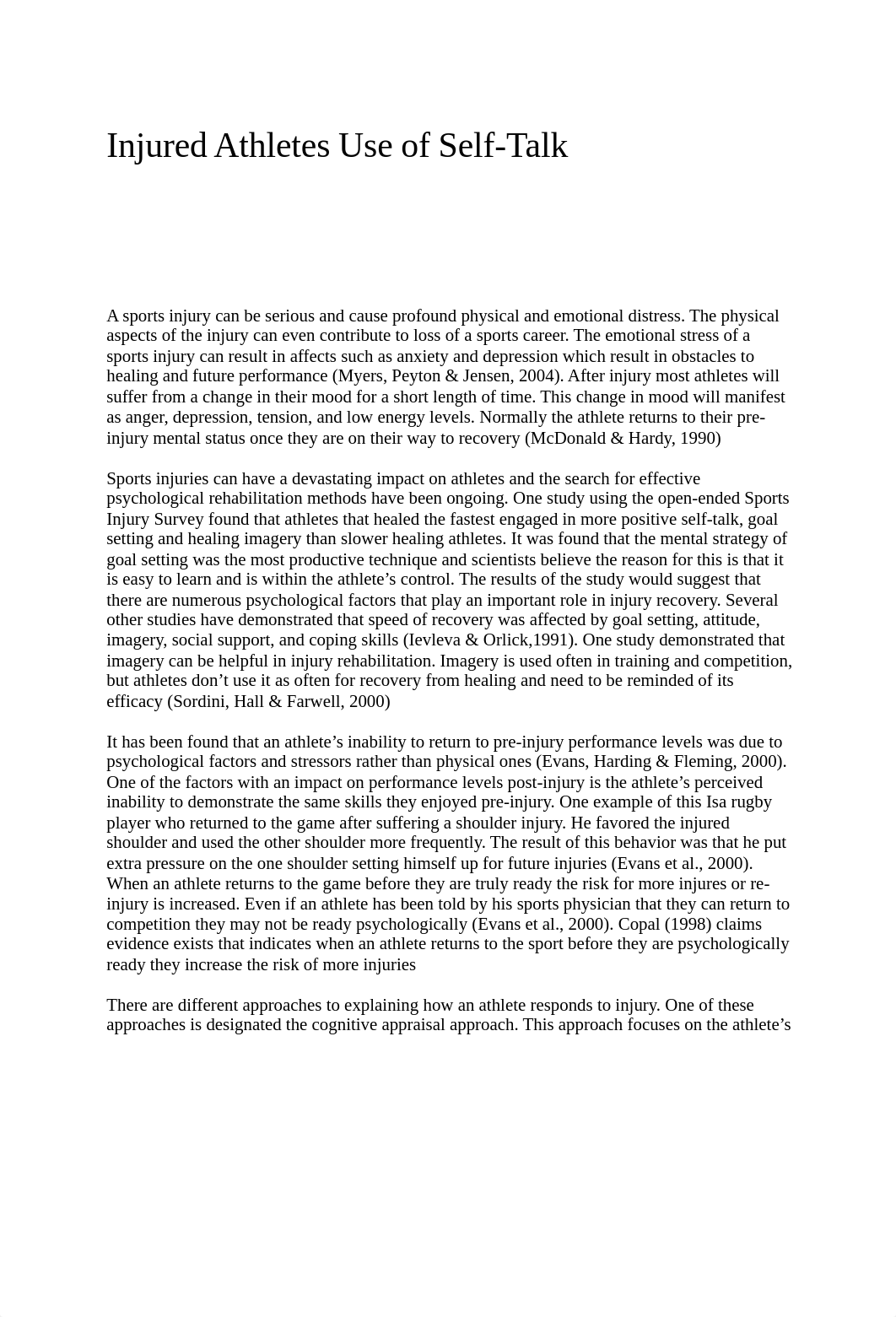 Injured Athletes Use of Self-Talk.docx_d39tua8zxn6_page1