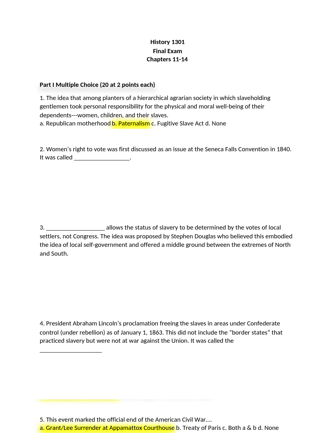 History 1301  Final Exam.docx_d3ajnzuvpee_page1