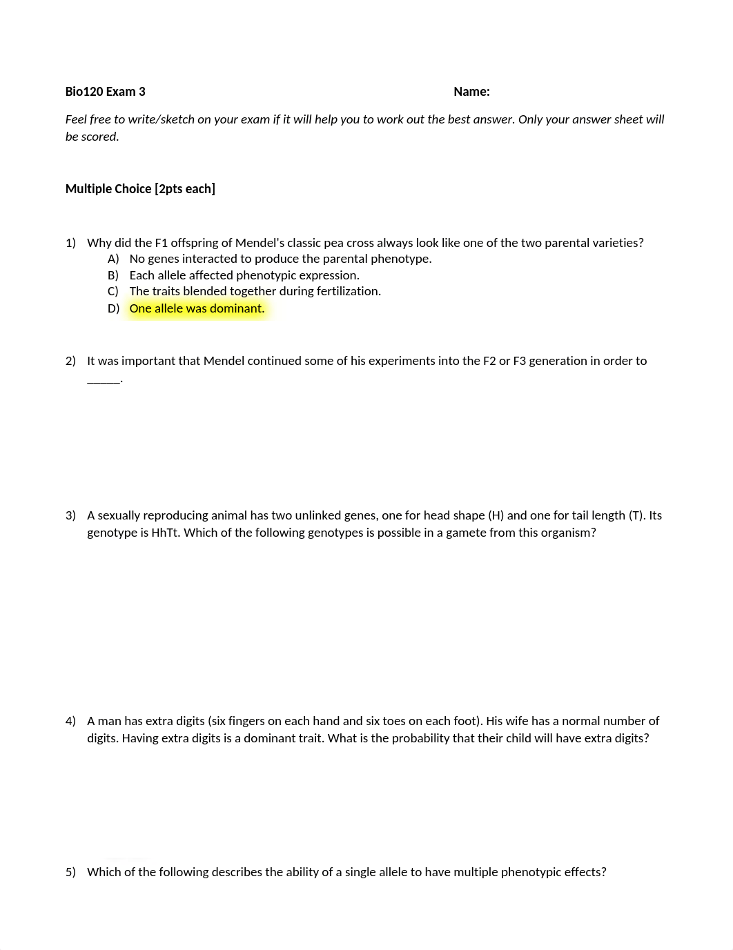 Bio120_Exam3_withAnswers_d3an5810te3_page1