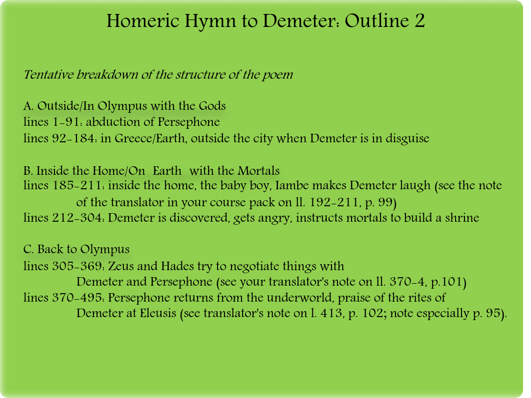 Ppt 05 - Sem, Homeric Hymn to Dem_d3as79lxmbr_page5