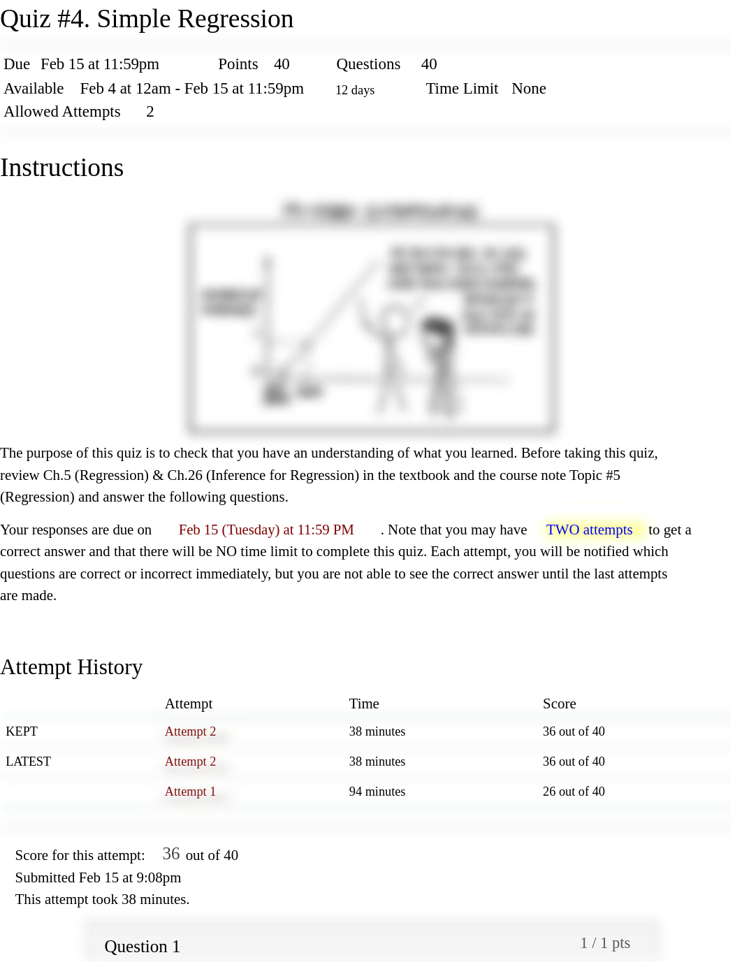 Quiz #4. Simple Regression_ SP22_ STAT ANALYS FOR EFF DEC MAKING_ 27815.pdf_d3bwgxuhlw0_page1