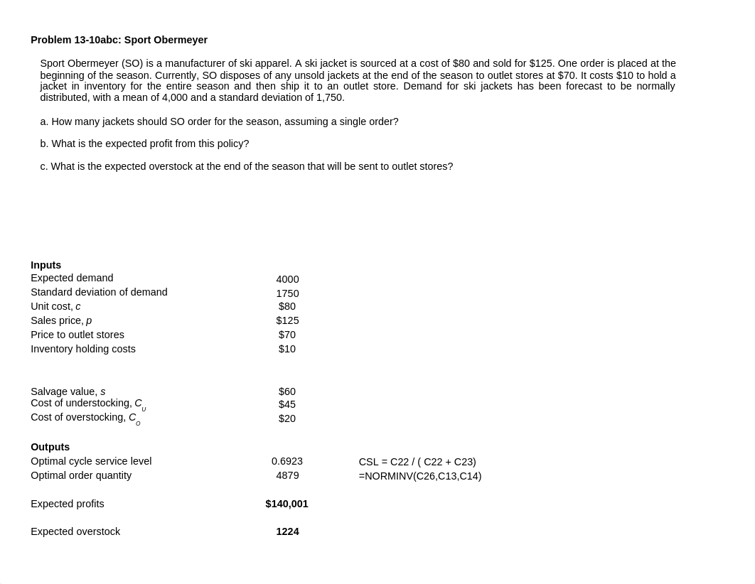 Copy of Exercise 13.10 - Sport Obermeyer-Template.xlsx_d3c4c6n5dlb_page1