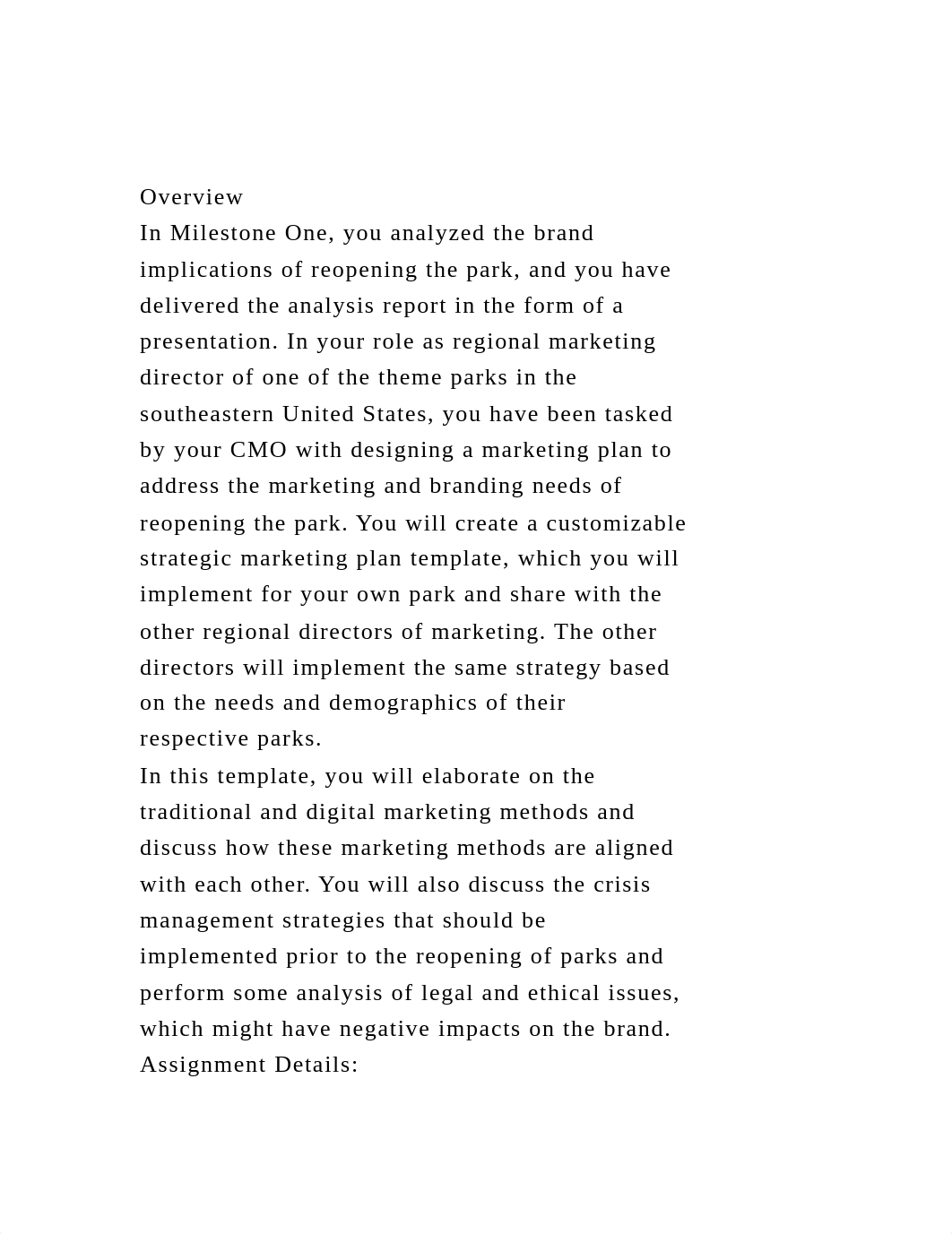 OverviewIn Milestone One, you analyzed the brand implications of.docx_d3c5fgmjwkq_page2