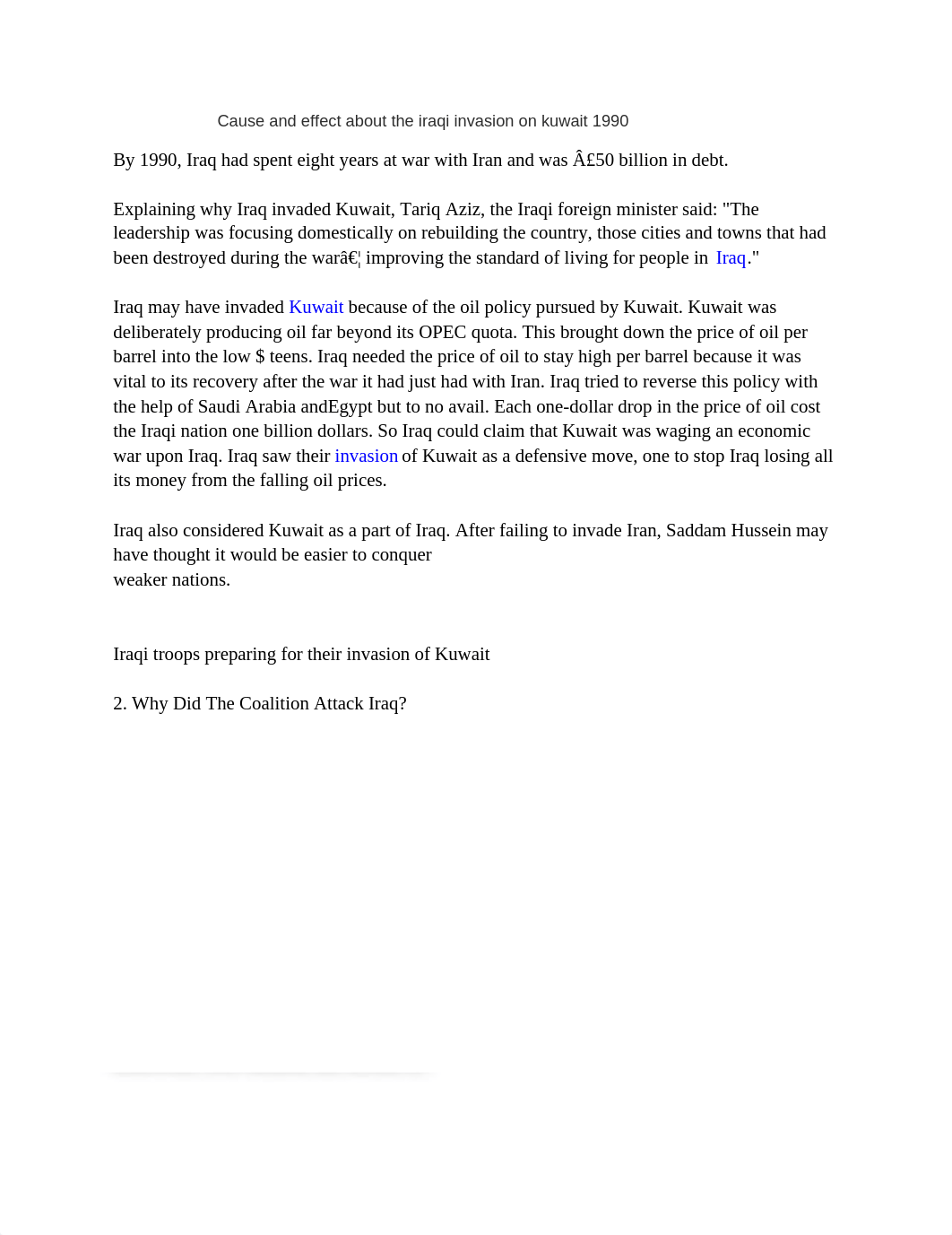 cause and effect  about the iraqi invasion on kuwait 1990_d3c8be8znb2_page1