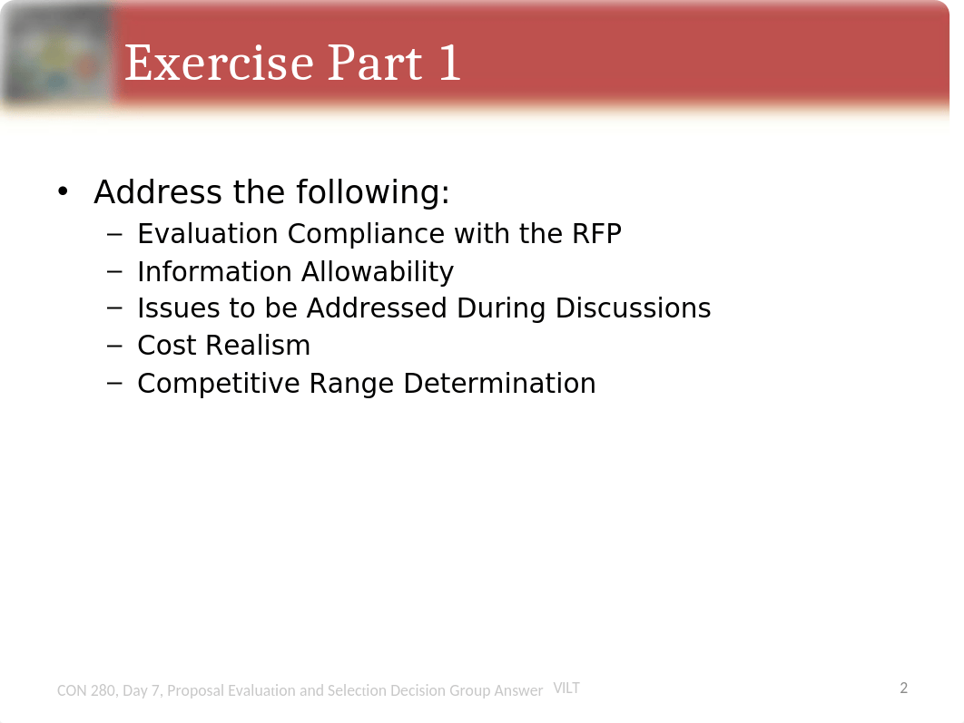 Proposal Evaluation and Selection Decision Exercise Student Answer Template VILT.pptx_d3cjnfnoz1k_page2