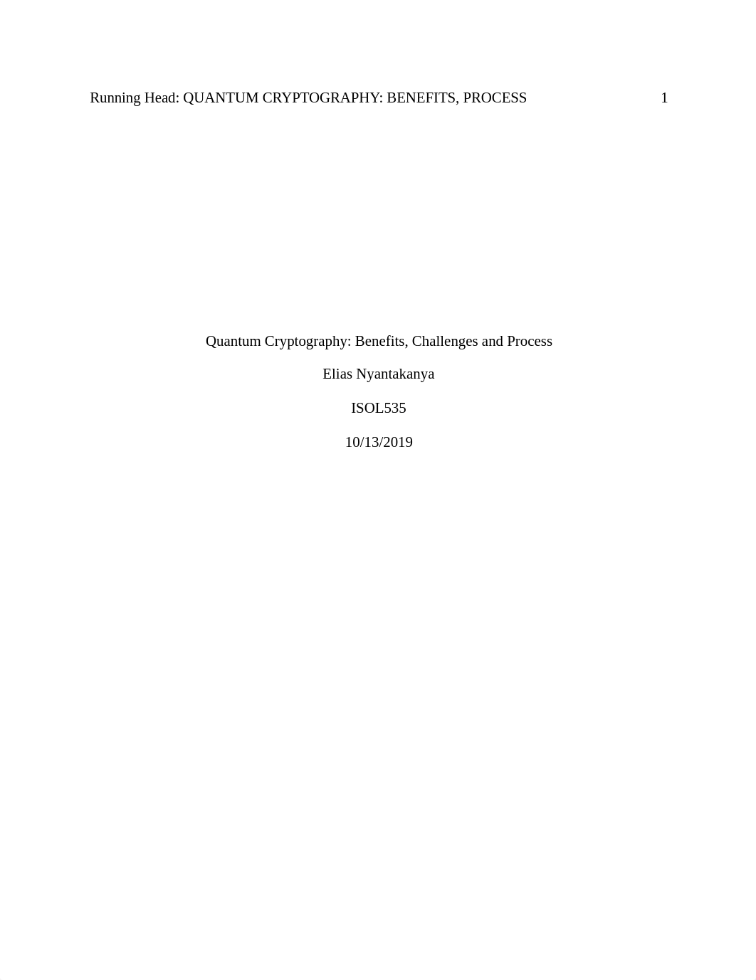 Elias Nyantakanya Wk 7 Quantum cryptography.docx_d3cu4z190c3_page1