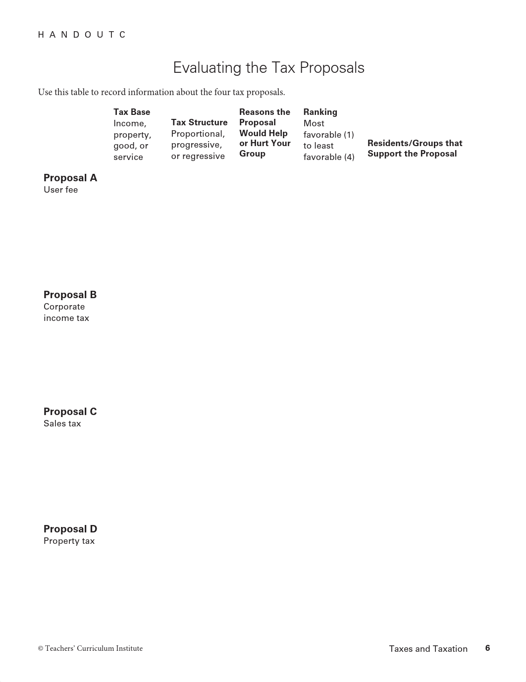 Kami Export - Cham Elsafadi - Econ L 12 Handout C_ Evaluating the Tax Proposals (1).pdf_d3d9tvc31u5_page1