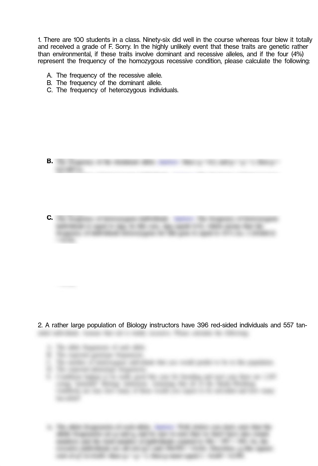 Population Genetics Practice Problems_ANSWERS (1).pdf_d3dji4g4urn_page1