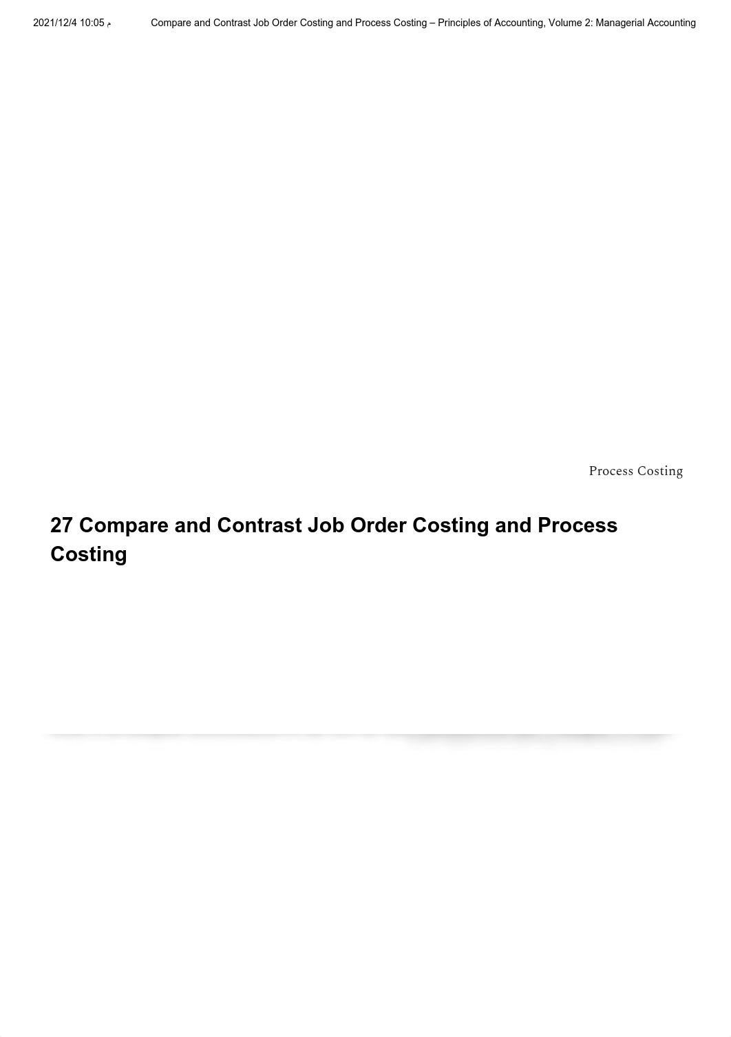 Compare and Contrast Job Order Costing and Process Costing - Principles of Accounting, Volume 2_ Man_d3djrjsmp36_page1