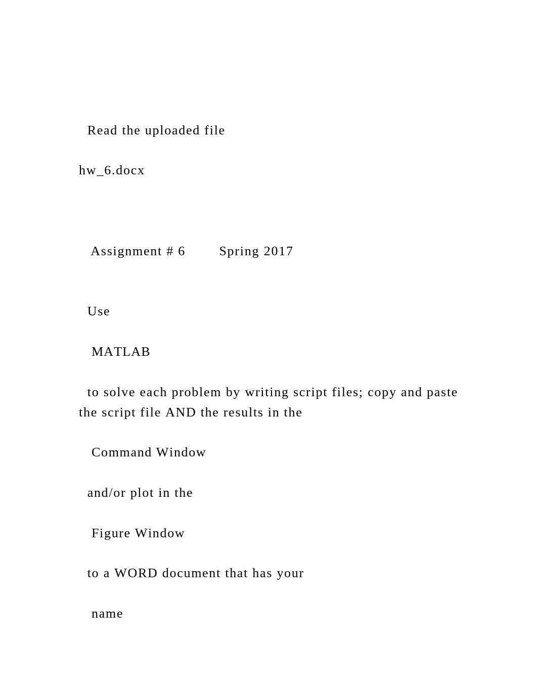 Read the uploaded file hw_6.docx   Assignment # 6    .docx_d3dm6xdnuwa_page2