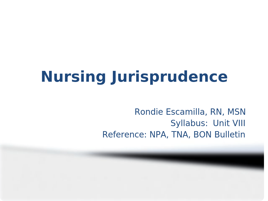 Nursing Jurisprudence - SN_d3e6lhtbw11_page1