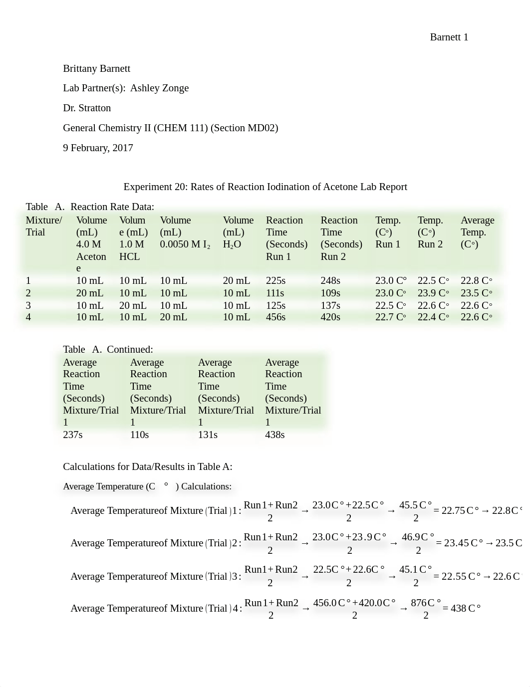 Experiment 20 Rates of Reaction Iodination of Acetone Lab Report.docx_d3eg95ubica_page1