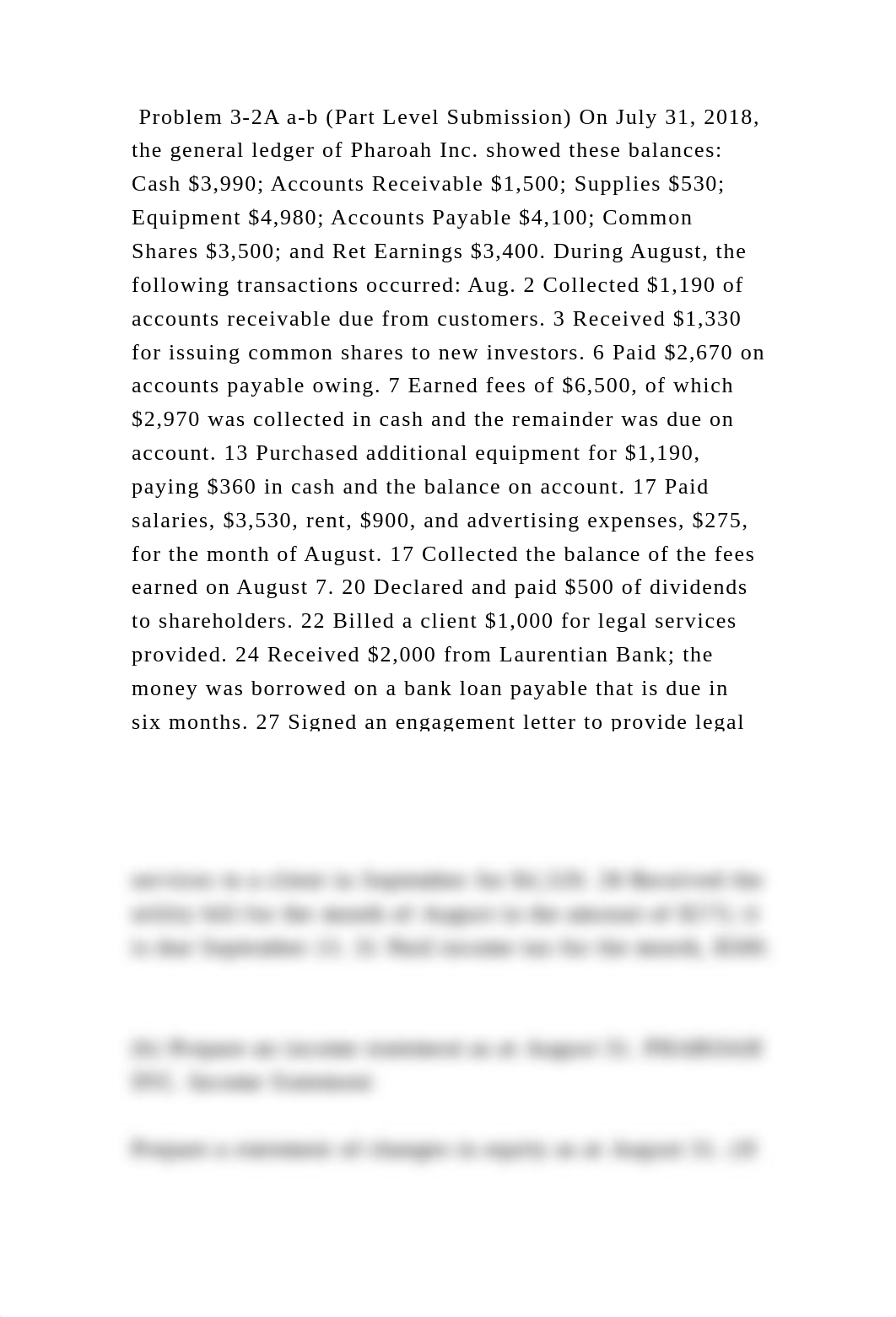 Problem 3-2A a-b (Part Level Submission) On July 31, 2018, the genera.docx_d3ejqrnunbw_page2