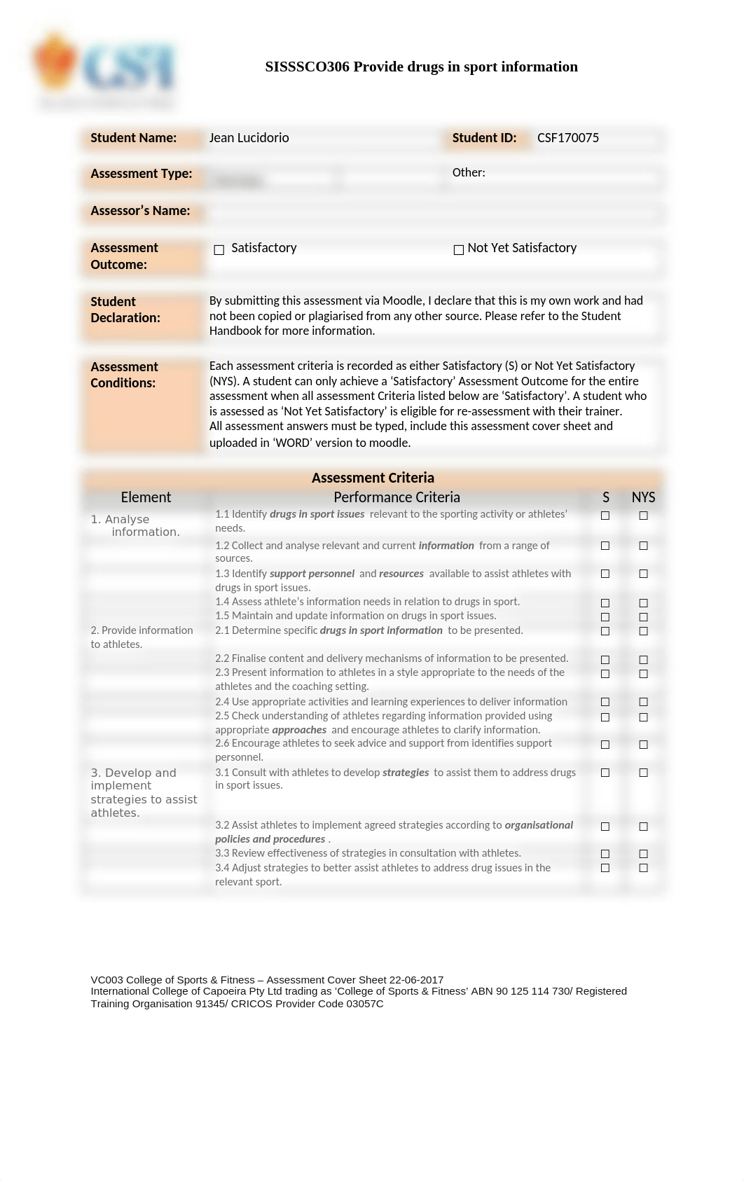 Assessment SISSSCO306 Provide drugs in sport information.docx_d3f160bbbj2_page1